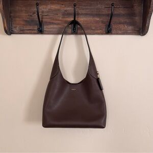 Coach Brooklyn Shoulder Bag 28 + Essential Slim Card Case Set – Brass/Maple